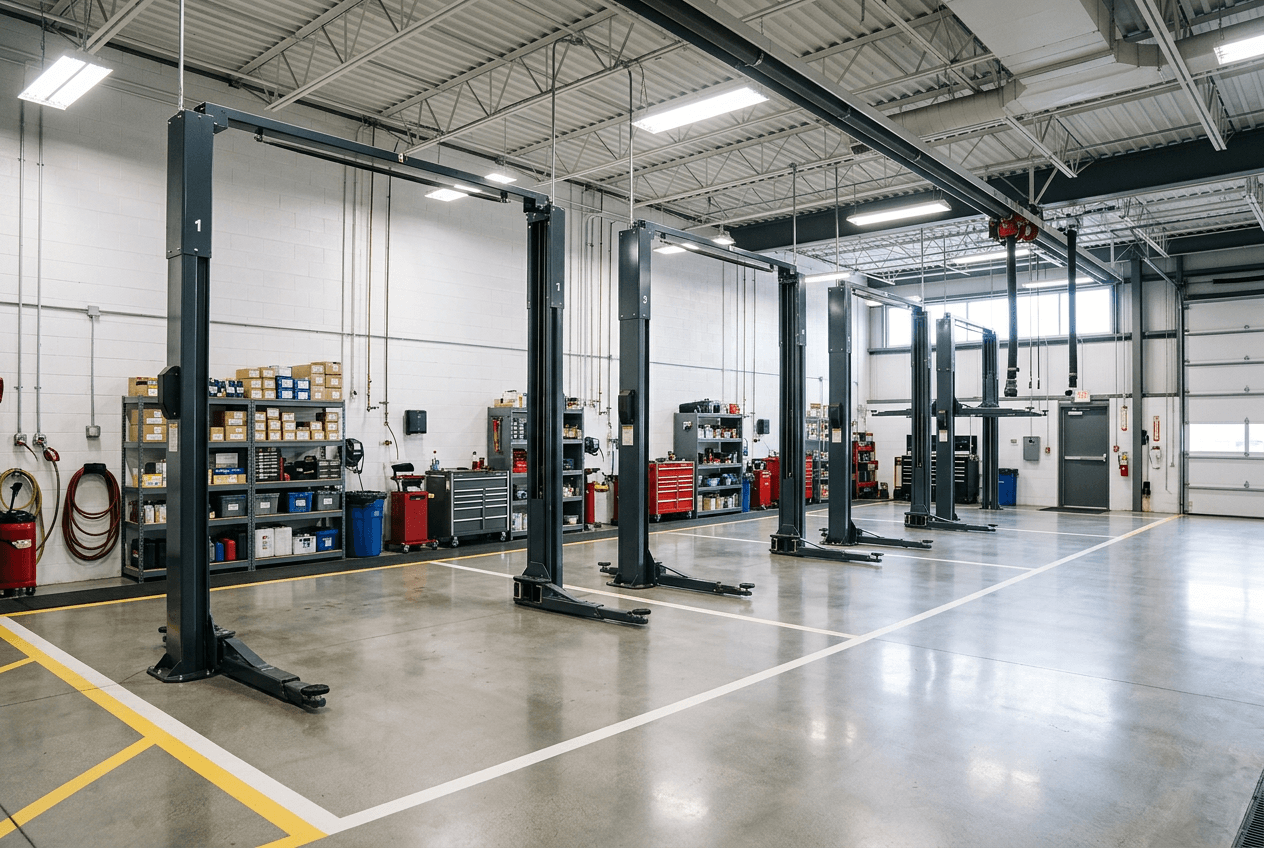 Multi-Bay Auto Service Facility